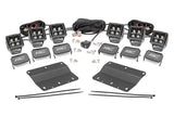 Fits Ford Bronco(21-24) LED Light Fog Mount Triple 2" Black Pair White DRL 51087