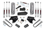 Fits Ford Bronco 4WD (80-96) 4" Lift Kit; Quad Front Shocks; Rear Blocks; 465B33