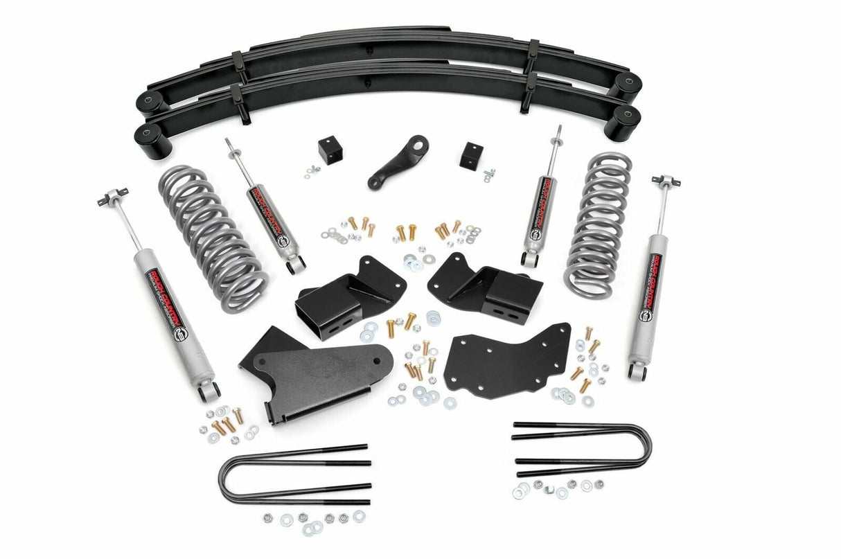 Fits Ford Bronco II 4WD (1984-1990) 4 Inch Lift Kit; Rear Springs; 48530