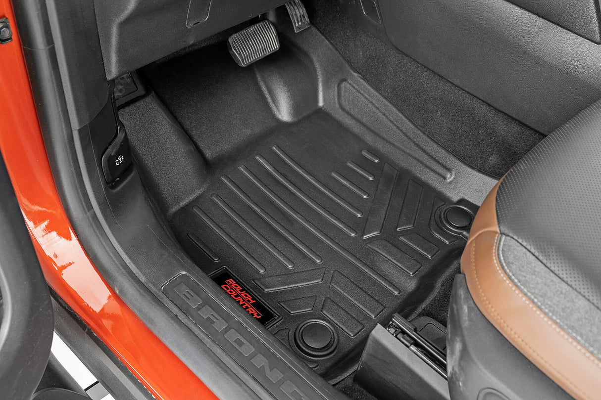Floor mats for 2021-2024 Ford Bronco by Rough Country