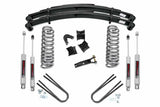 Fits Ford F-100 4WD (1970-1976) 4 Inch Lift Kit; Rear Springs; 500-70-76.20