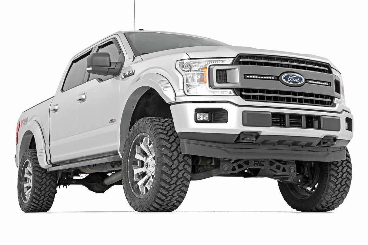 Fits Ford F-150 2&4WD (2018-2020) Fender Flares; SF1; D1 Stone Gray F-F318201-D1