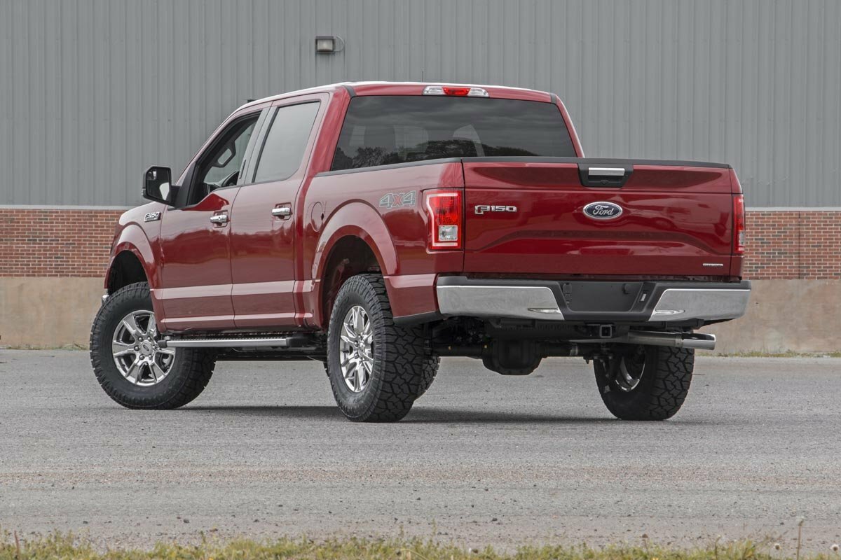 Fits Ford F-150 2WD (2014-2024) N3 Leveling Struts; 2 Inch; Loaded Strut; 501074
