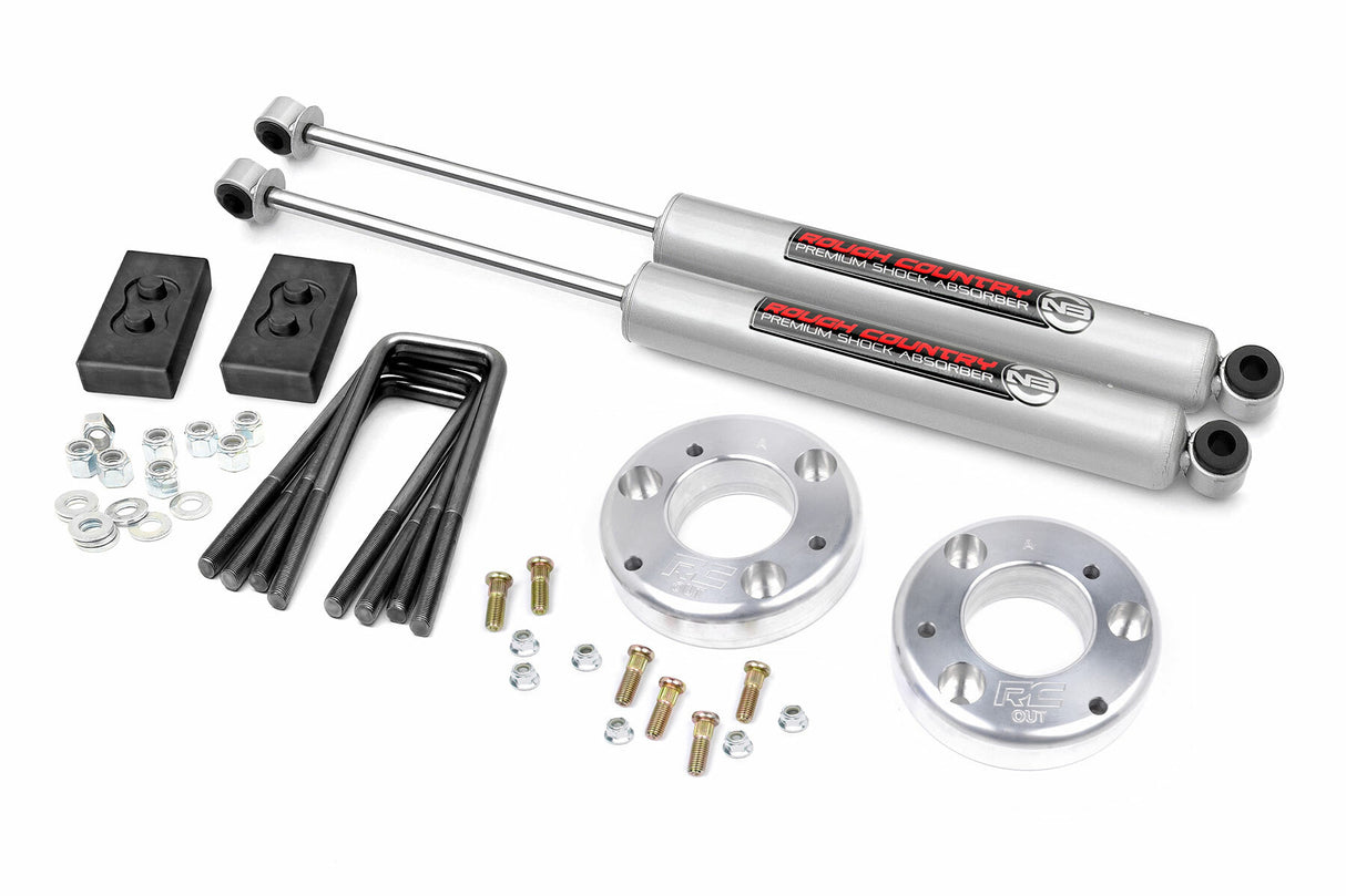 V2 monotube shocks for 2021-2024 Ford F-150 by Rough Country