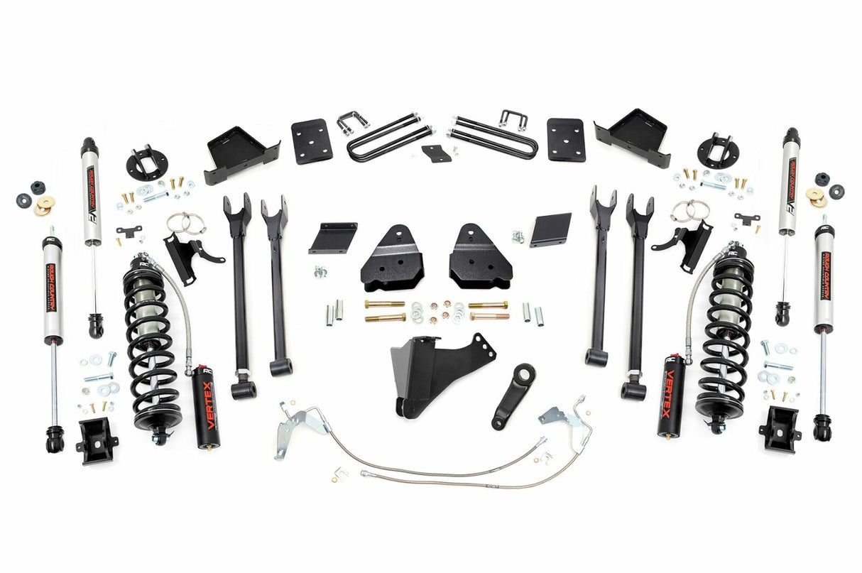 Fits Ford F-250 SD (11-14) 6" Lift Kit; 4-Link; No OVLD; C/O V2; 53258