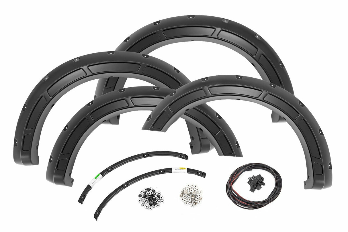 Fits Ford F-250 SD(23-24) Defender Pocket Fender Flares D1 Gray A-F20231-D1