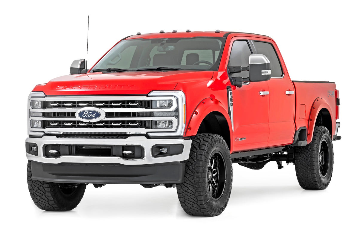Fits Ford F-250 SD (23-24) Pocket Fender Flares M7 Carbonized Gray F-F20231-M7