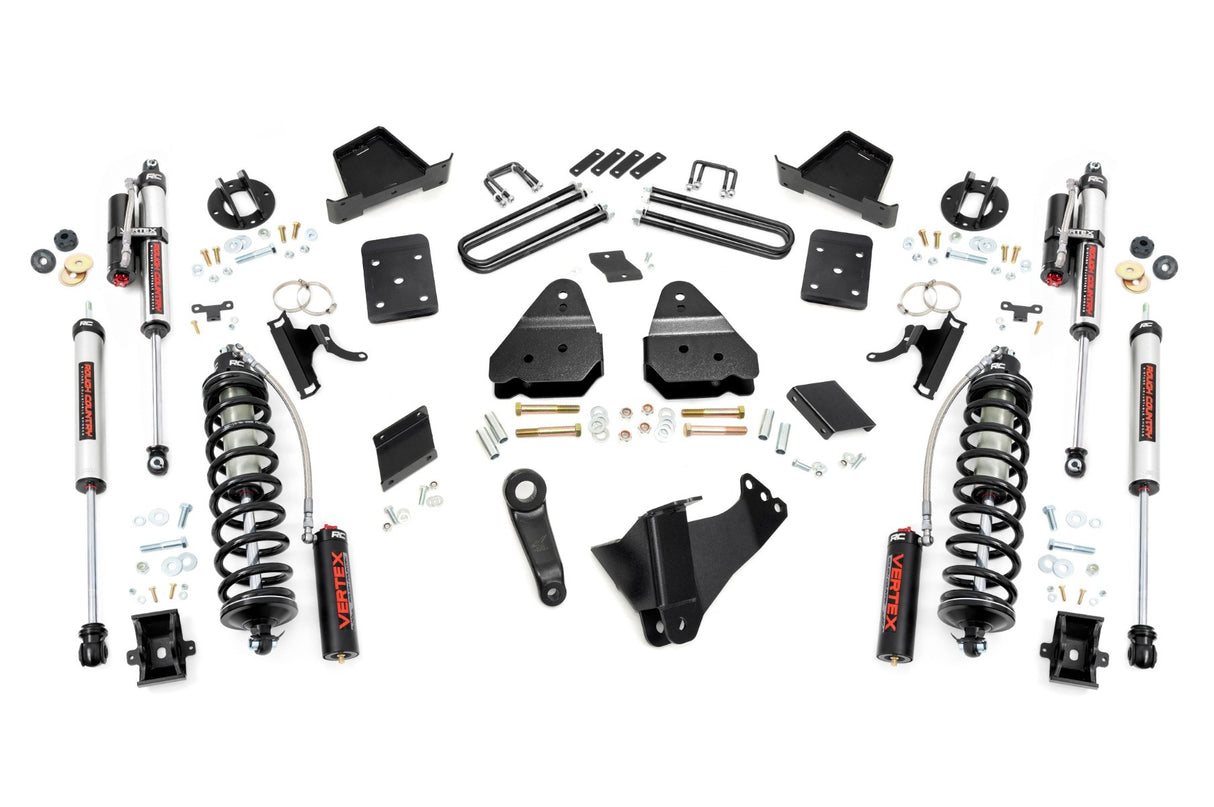 Fits Ford F-250 Super Duty 4WD (11-14) 4.5" Lift Kit; OVLD; C/O Vertex; 56359