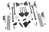 Fits Ford F-250/F-350 SD (05-07) 8" Lift Kit; 4 Link; RR Blocks; Vertex; 59150