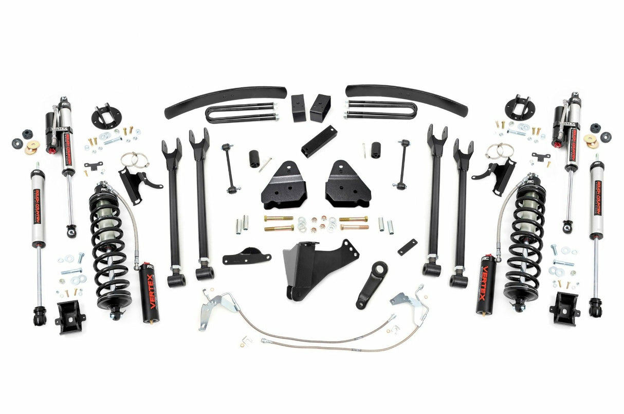 Fits Ford F-250/F-350 SD (08-10) 6" Lift Kit; Gas; 4 Link; C/O Vertex; 58859