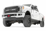 Fits Ford F-250/F-350 SD (17-19) Mesh Grille; 12" Dual Row LED; Black; 70216