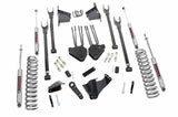 Fits Ford F-250/F-350 SD 4WD (05-07) 8" Lift Kit; 4 Link; RR Blocks; 591.2