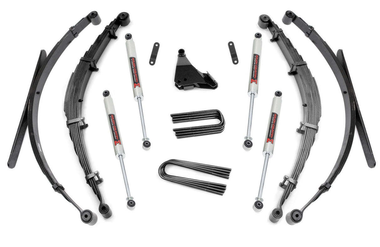 Fits Ford F-250/F-350 SD 4WD (99-04) 4" Lift Kit; Rear Springs; M1; 50140