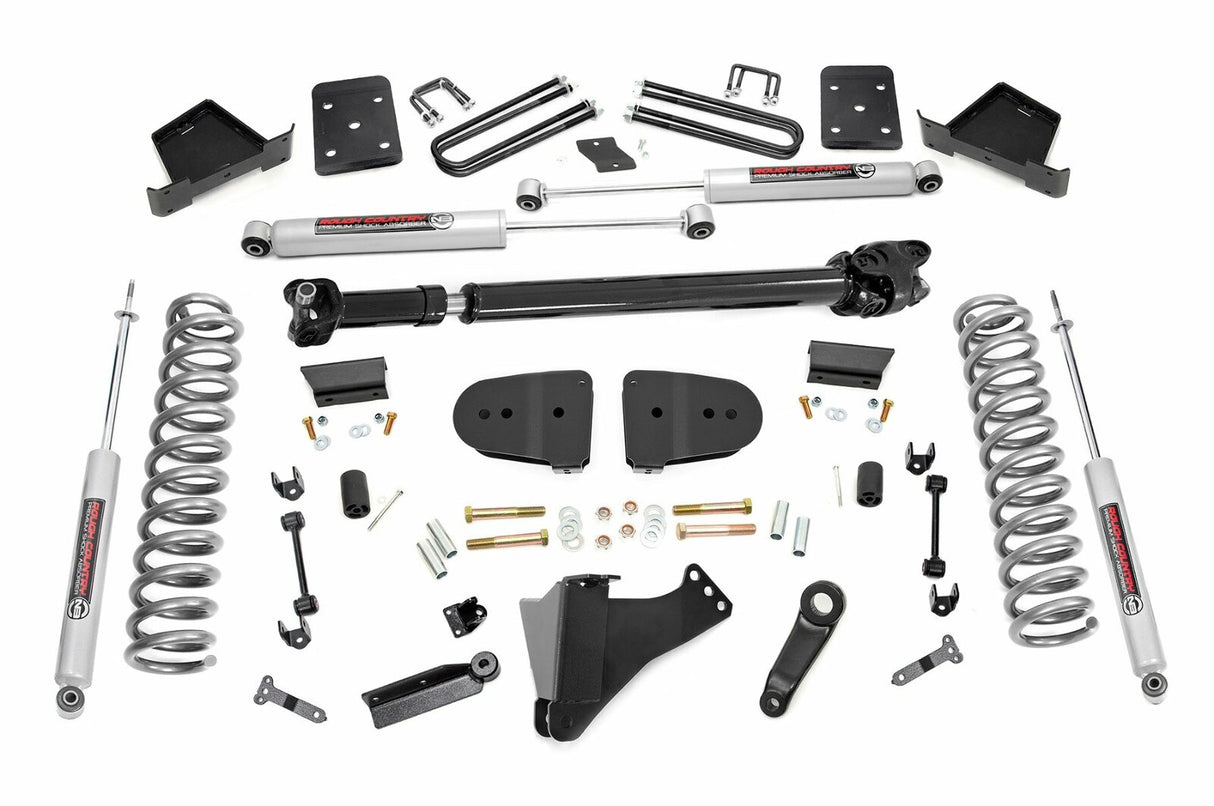 Fits Ford F-250/F-350 Super Duty 4WD (2023) 6 Inch Lift Kit; OVLDS; D/S; 44131