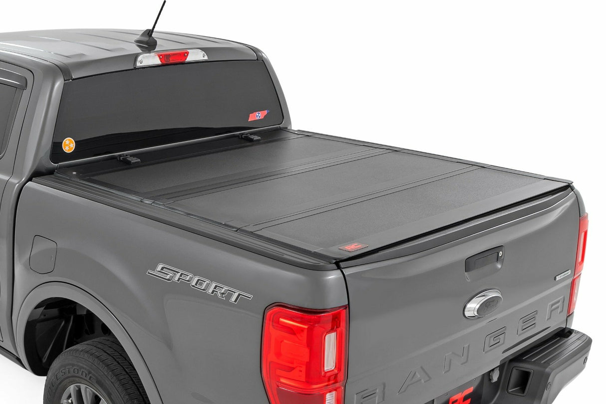 Fits Ford Ranger (2019-2023) Hard Tri-Fold Flip Up Bed Cover 5' Bed 49220500