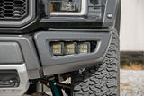 Fits Ford Raptor(17-20) LED Light Fog Mount Triple 2" Black Pair 70700DRLA