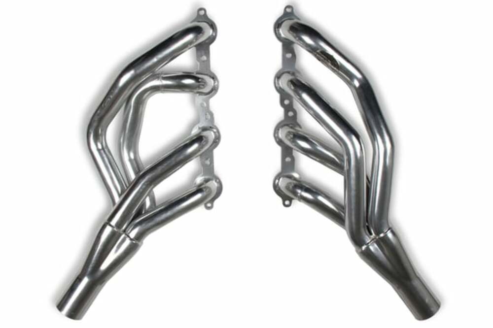 Hooker BlackHeart Fits GM LS 1st Gen (Camaro/Firebird) Mid Length Headers - Ceramic 70201505-1HKR for 1967-1969 Chevy Firebird black ceramic coated