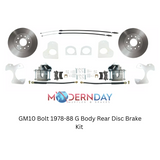 t Fits GM10 Bolt 1978-88 G Body Rear Disc Brake Kit DBK7892 MBM Brakes