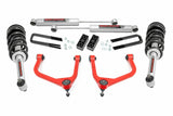Fits GMC Sierra 1500 2WD/4WD (2019-2024) 3.5 Inch Lift Kit; N3 Struts; 22631RED