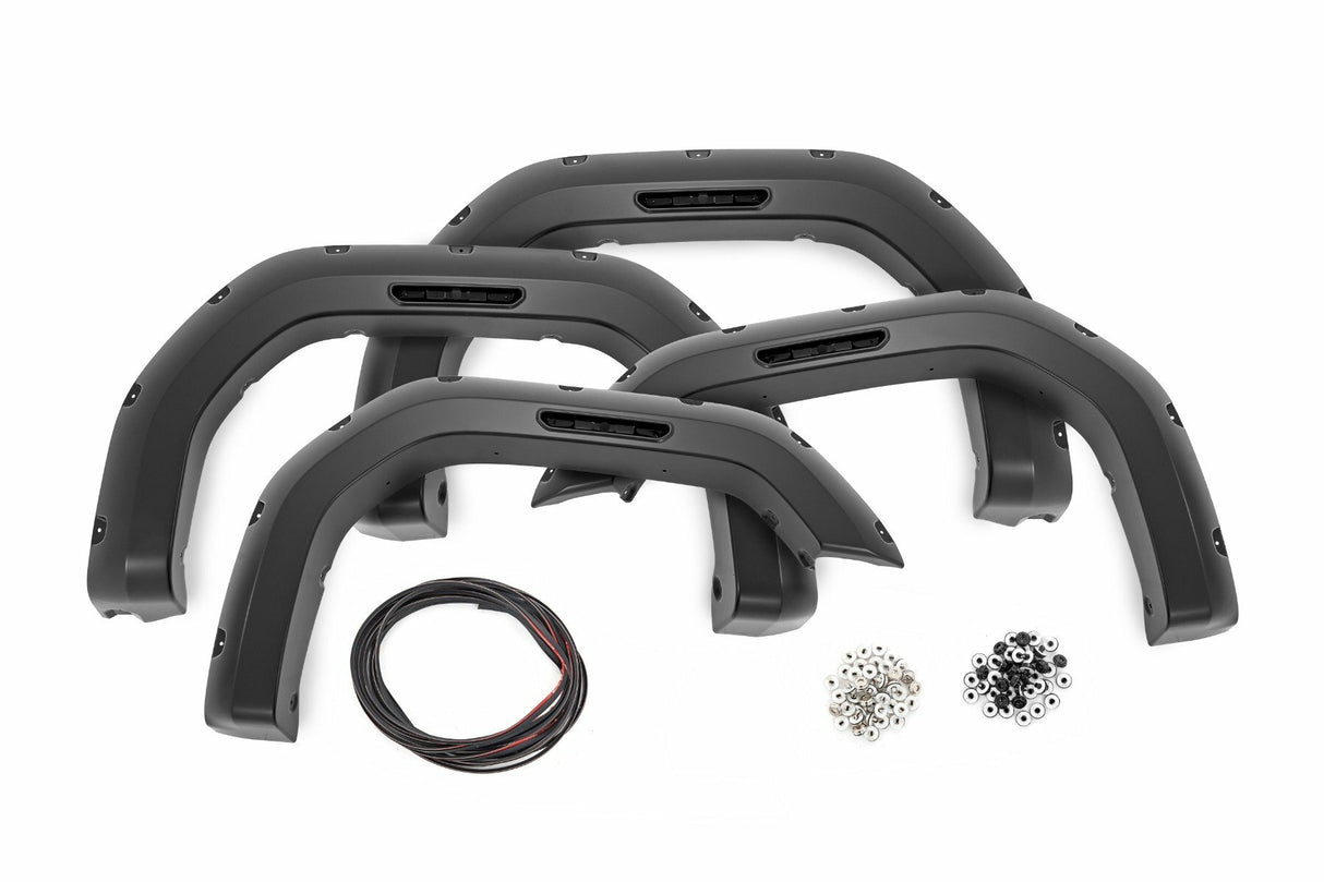 Fits GMC Sierra 2500 HD/Sierra 3500 HD(20-24) Pocket Fender Flare F-G12011A-GA0