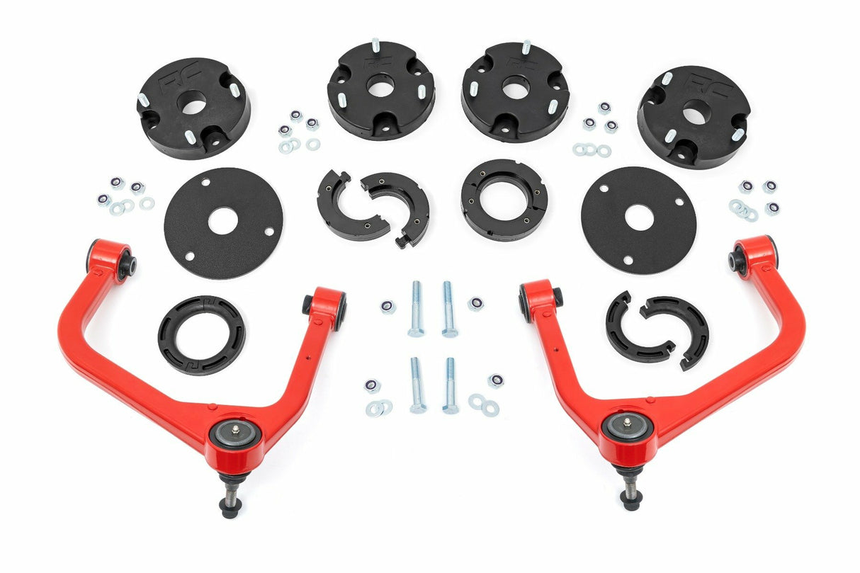 Fits GMC Yukon 4WD (2021-2024) 2.5 Inch Lift Kit; Magneride; 11800RED