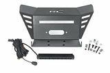 Fits Honda Pioneer 520 Winch Plate; 10" Black Slimline; 92078