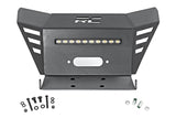Fits Honda Pioneer 520 Winch Plate; 10" Black Slimline; 92078