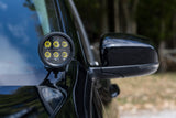 Fits Jeep Cherokee KL(14-21) LED Light Ditch Mount 2" Black Pair Amber DRL 70081