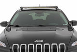 Fits Jeep Cherokee KL (14-21) LED Light Kit; Ditch Mount; 3" OSRAM; Wide; 70082