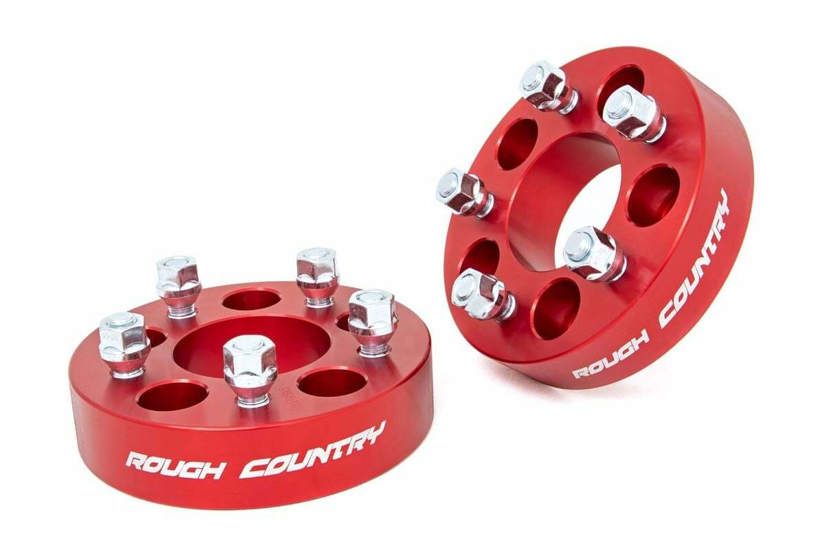 Fits Jeep Cherokee XJ 1.5" Wheel Spacers 5x4.5 Red 1090RED