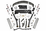 Fits Jeep Cherokee XJ 4WD (84-01) 4.5" Lift Kit; Long Arm; RR Leafs; V2; 68670