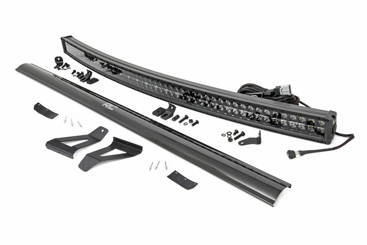 Fits Jeep Cherokee XJ(84-01) LED Light Windshield Mount 50" BLK Dual DRL 70074
