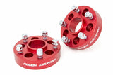 Fits Jeep Cherokee XJ/Comanche MJ 1.5" Wheel Adapters 5x4.5 to 5x5 Red 1092RED