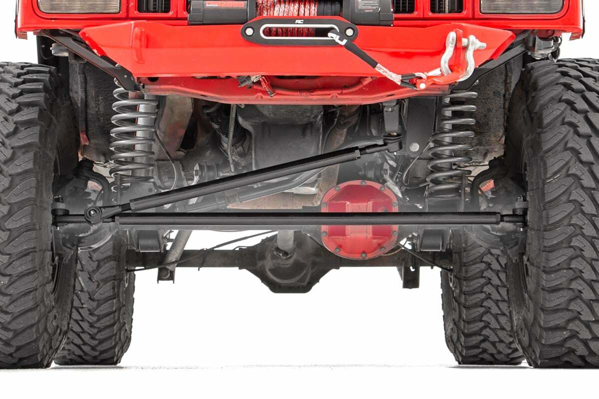 Fits Jeep Cherokee XJ/Comanche MJ/Wrangler TJ HD Steering Kit; 10604