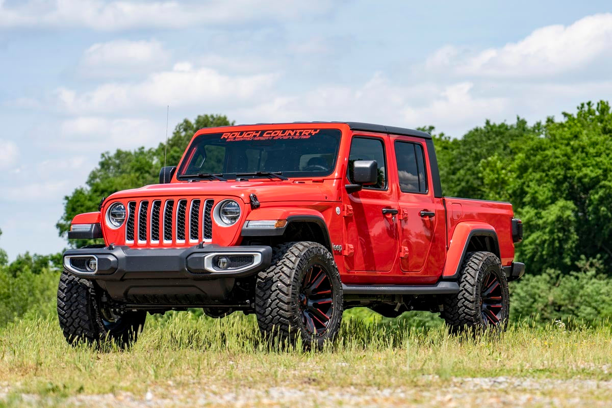 Fits Jeep Gladiator JT 4WD (2020-2023) 2.5 Inch Leveling Kit; Spacers; V2; 63470