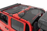 Fits Jeep Gladiator JT 4WD (2020-2024) Mesh Bikini Top Plus; Black; 85118