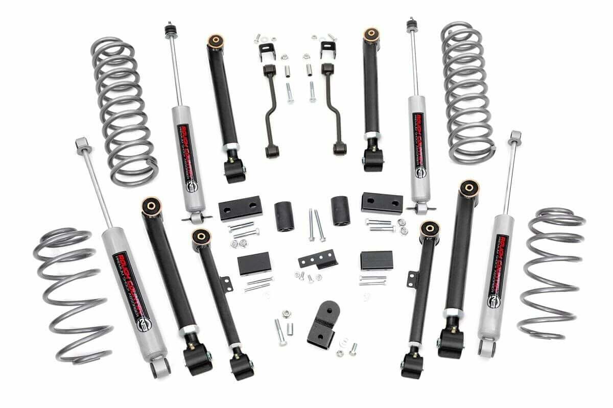 Fits Jeep Grand Cherokee ZJ 2WD/4WD (1993-1998) 4 Inch Lift Kit; X-Series; 68820