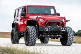 Fits Jeep Wrangler JK (07-18) Replacement Grille; Angry Eyes; 10524