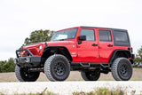 Fits Jeep Wrangler JK (07-18) Replacement Grille; Angry Eyes; 10524