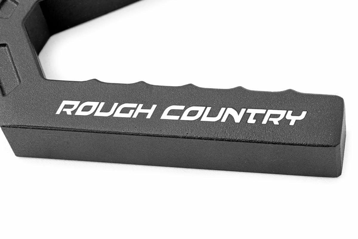 Fits Jeep Wrangler JK (2007-2018) Grab Handles; Alum; Front; 6507