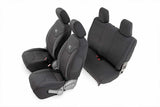 Fits Jeep Wrangler JK 4WD (2007-2010) Seat Covers; Front and Rear; 91005