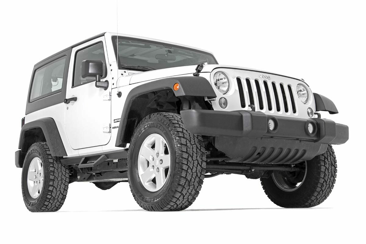 Steps for 2007-2018 Jeep Wrangler JK by Rough Country
