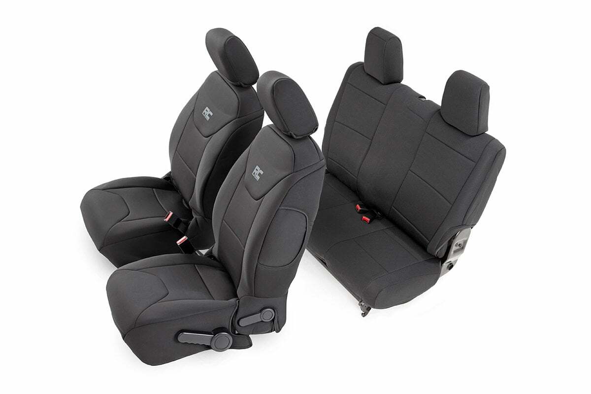 Seat covers for 2013-2018 Jeep Wrangler JK by Rough Country