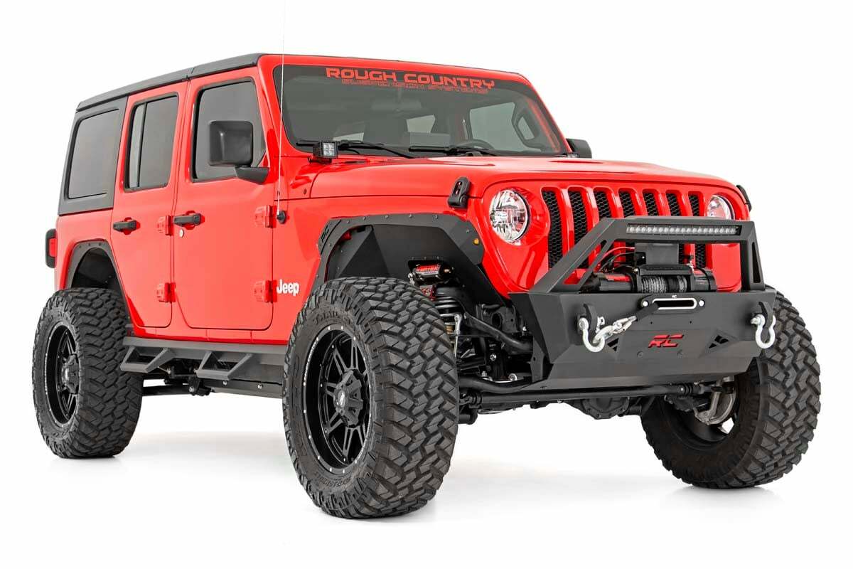 Fits Jeep Wrangler JL (18-24) (18-24) Fender Delete Kit; FR & RR; 10539