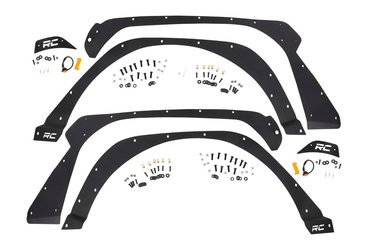 Fits Jeep Wrangler JL (18-24) (18-24) Fender Delete Kit; FR & RR; 10539