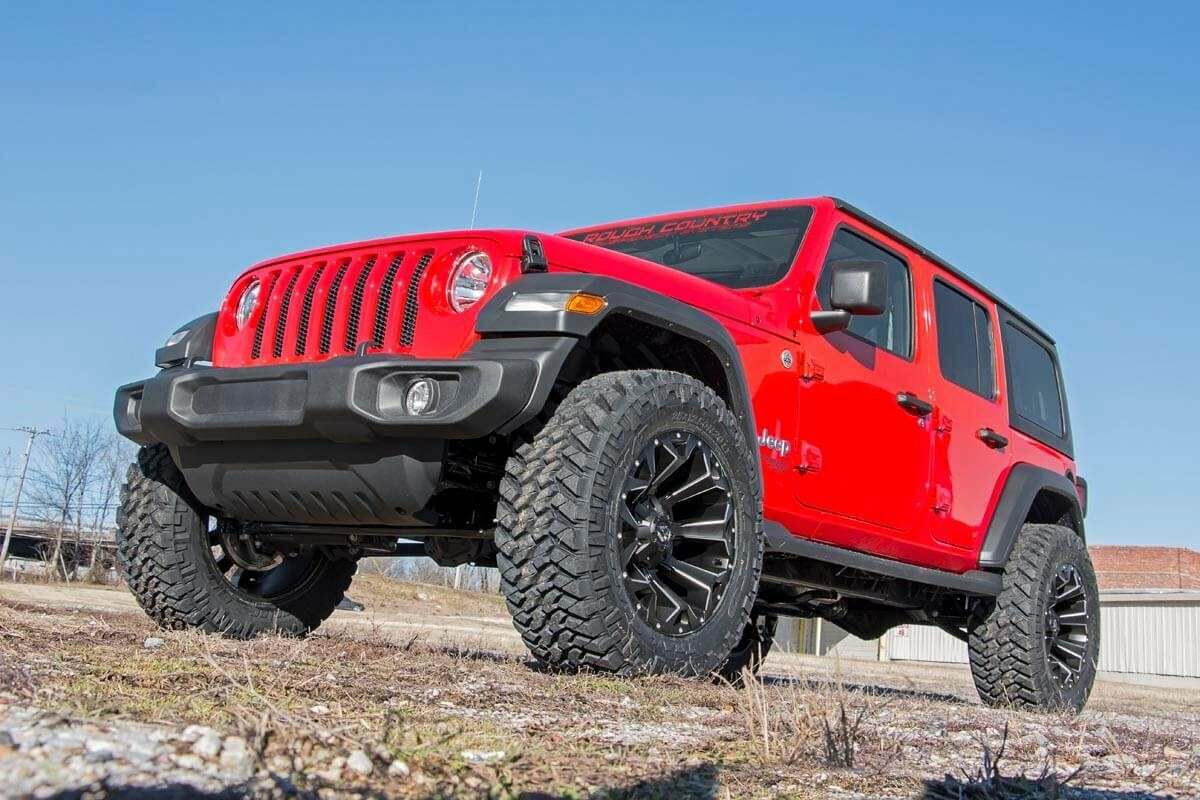 Lift kit for 2024 Jeep Wrangler JL by Rough Country