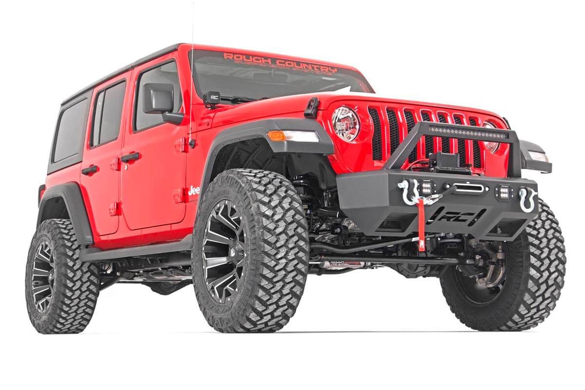 Fits Jeep Wrangler JL 4WD (2018-2023) 3.5 Inch Lift Kit; C/A Drop; 2-Door; 62930