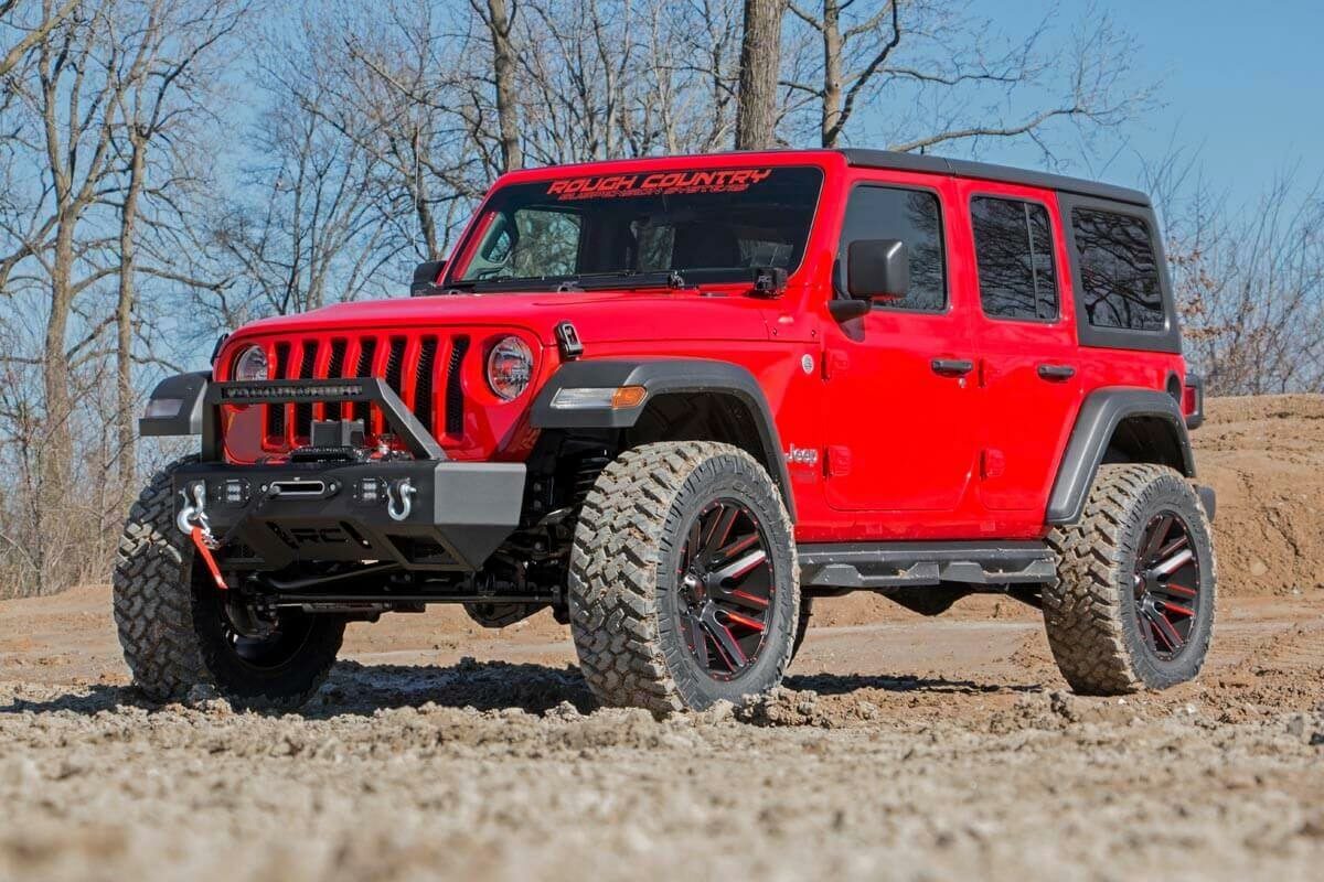 Fits Jeep Wrangler JL 4WD (2018-2023) 3.5 Inch Lift Kit; C/A Drop; 2-Door; 62930