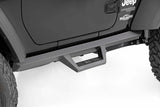 Fits Jeep Wrangler JL 4WD (2018-2024) Contoured Drop Steps; 2 Door; 90761