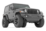 Fits Jeep Wrangler JL 4WD (2018-2024) Contoured Drop Steps; 2 Door; 90761
